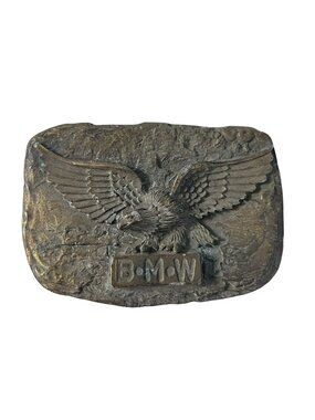 Vintage Tiffany Studios New York Belt Buckle Eagle Bronze Tone Art Nouveau